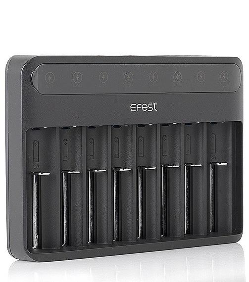 Efest Lush Q8 8 Bay Intelligent Battery Charger