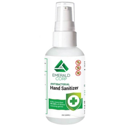 Emerald Corp Pump Antibacterial Hand Sanitizer 2oz