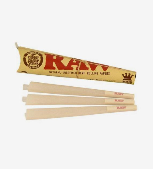 raw classic pre rolled cone 3pck