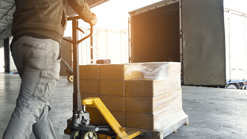 Cargo Shipment, Delivery, Freight truck transportation and Logistics.