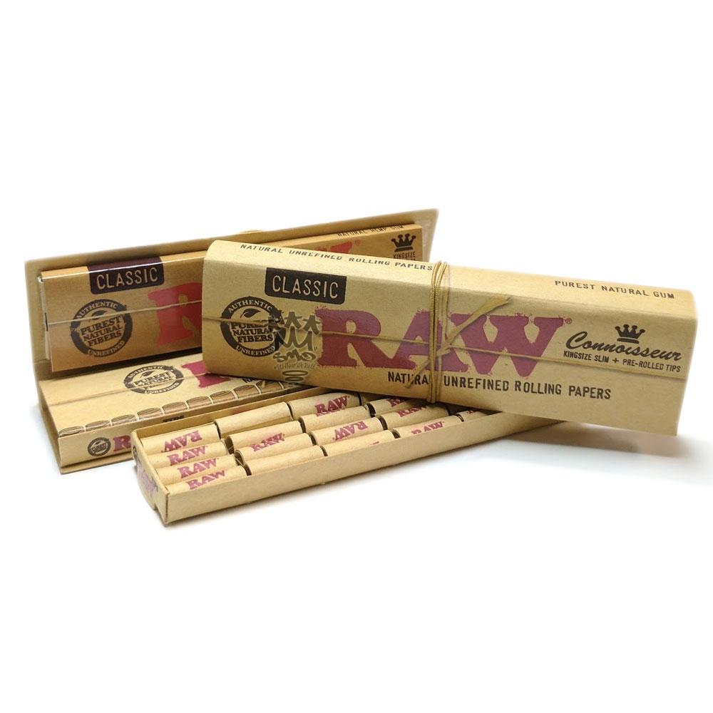 Raw Classic Connoisseur King Size Slim with Tips