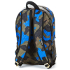 Cookies V3 Quilted Nylon Backpack blue camo back of bag