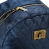 Cookies V3 Quilted Nylon Backpack navy displaying gold cookies emblem