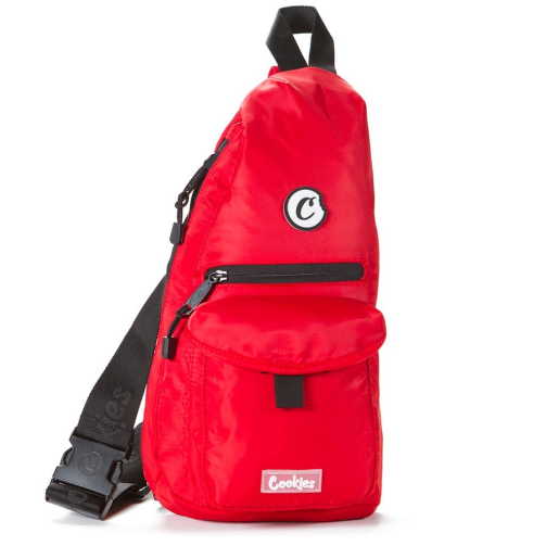 Cookies Smell Proof Traveler Sling Bag red