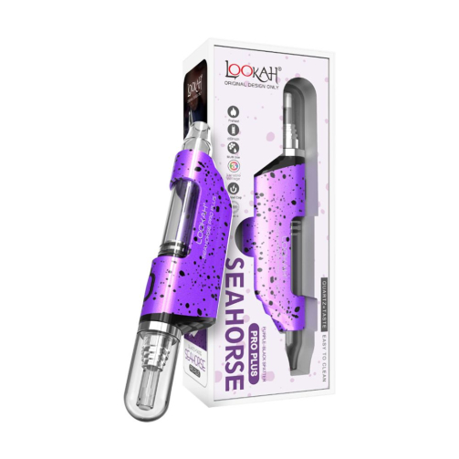 seahorse pro plus spatter purple black