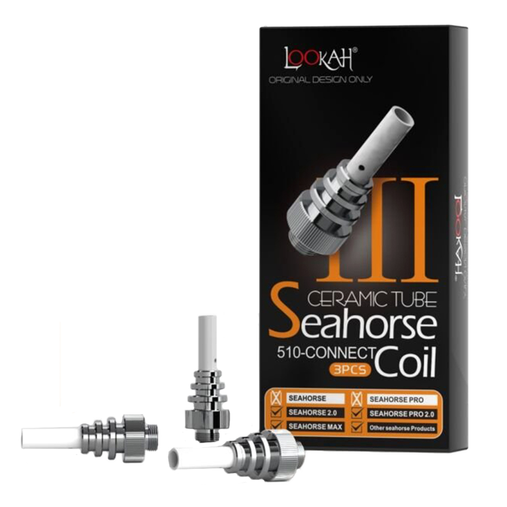 Lookah Seahorse 2.0 Coil Ceramic Tube 3-pack