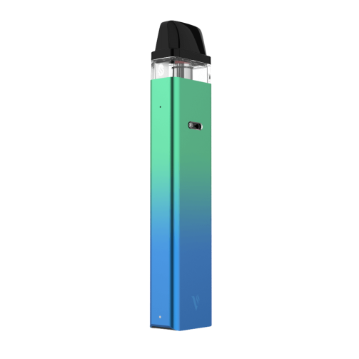 vaporesso xros 2 kit lime green the back of the device