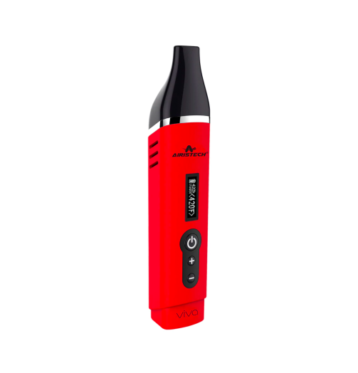 airis viva dry herb vaporizer red