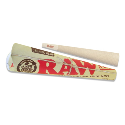Raw Organic Hemp 1 1/4 Cones 6pk