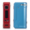 Yocan Uni Pro Plus Universal Cart Battery red and blue from side view