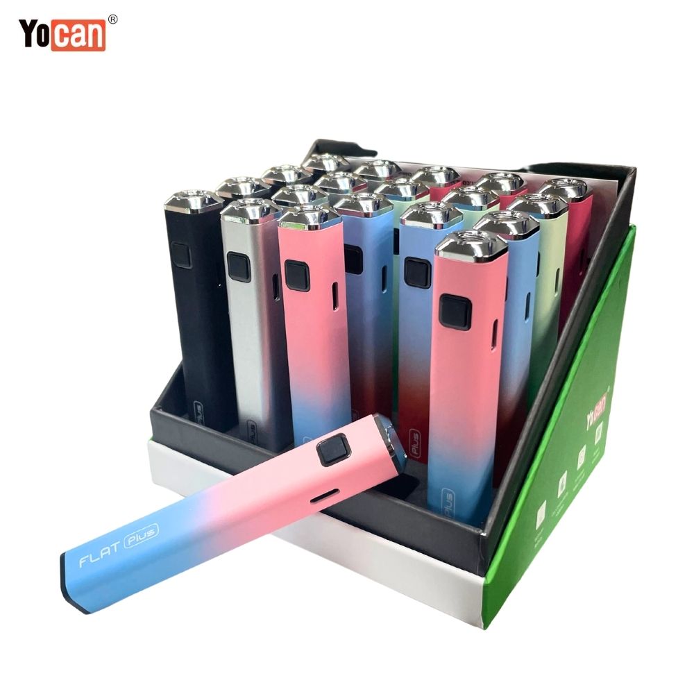 Yocan Flat Plus 900mah 510 Battery - BULK Pack of 20x