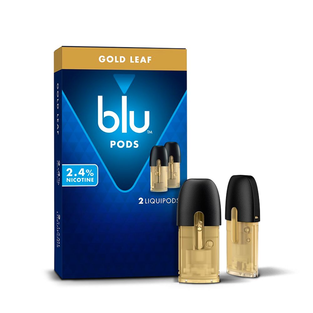 blu liquidpods gold leaf 2.4%
