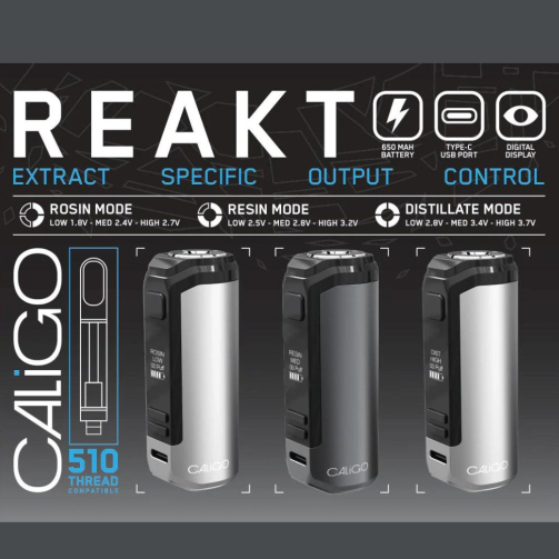Caligo REAKT 510 Vape device features