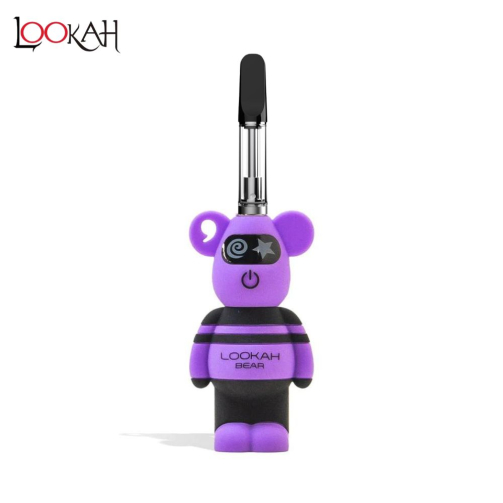 Lookah Bear 510 vape battery purple