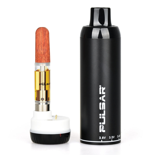 Pulsar 510 DL 3.0 Stealth Cart Vape open with cartridge