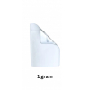 WHITE CLEAR mylar bags 1G