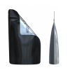 BLACK/ CLEAR MYLAR BAGS SIDE VIEW
