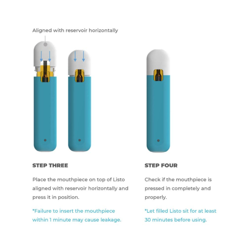 CCELL Listo Oil Disposable Vape (Empty) 1ml