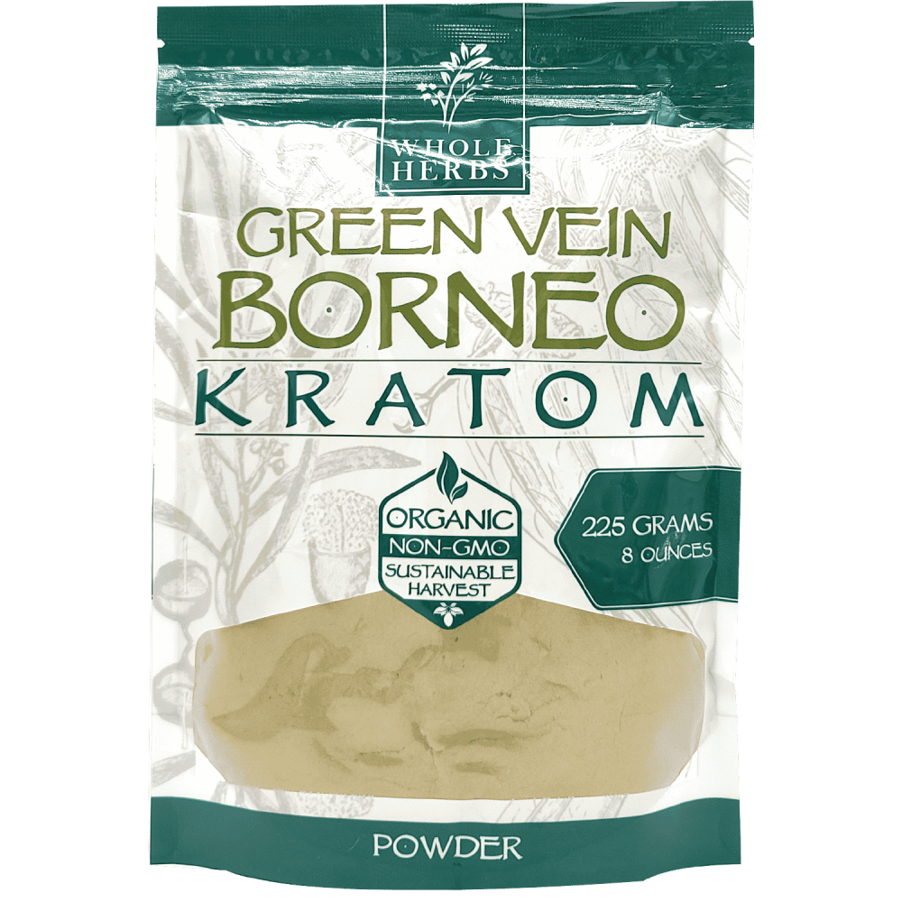 Whole Herbs Green Vein Borneo Kratom Powder