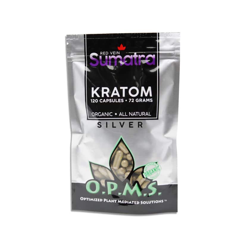 OPMS Silver Red Vein Sumatra Capsules