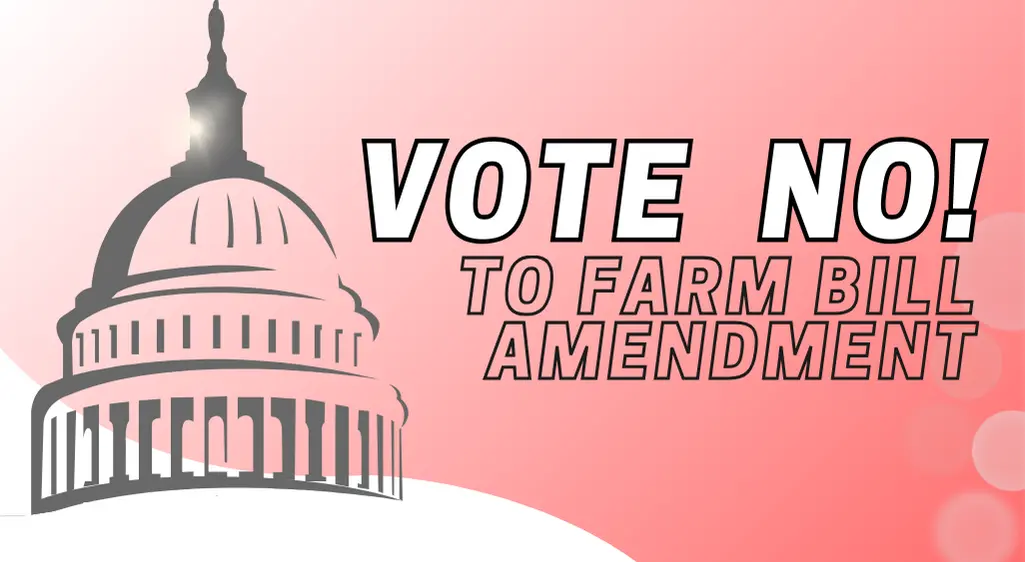 Vote No To Farm Bill Amendment - Discount Vape Pen