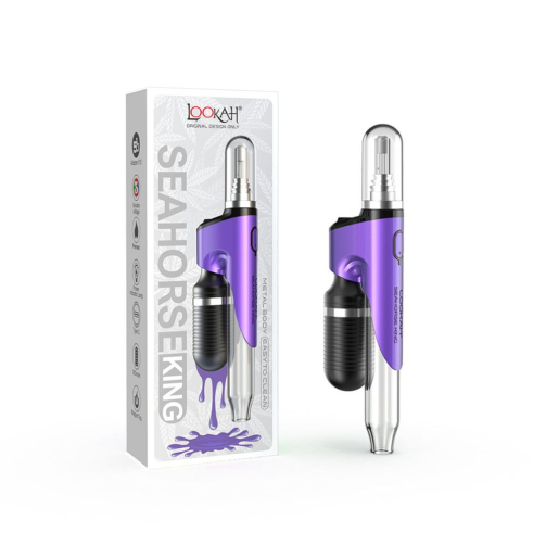 Lookah Seahorse King Electric Nectar Collector purple