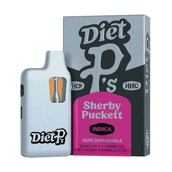 Diet P's 2G THC-P + HHC Disposable Vape – 5 Strains
