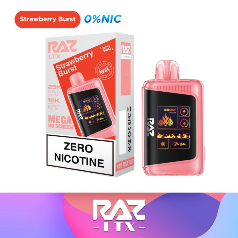 RAZ LTX DC25000 0% Zero Nicotine Disposable