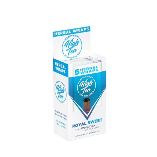 High Tea Herbal Wraps – Tobacco-Free 5-Count royal sweet