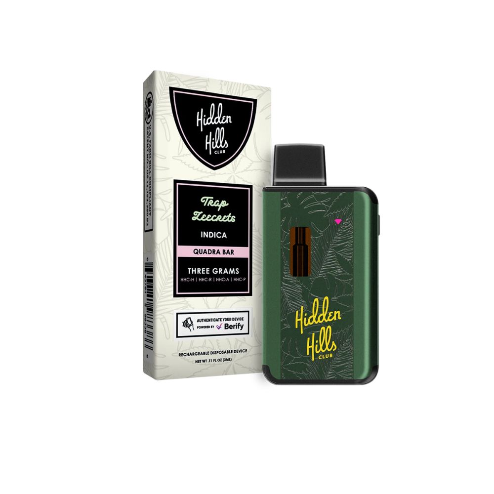 Hidden Hills Quadra Bar HHC Blend Disposable - 3 Grams