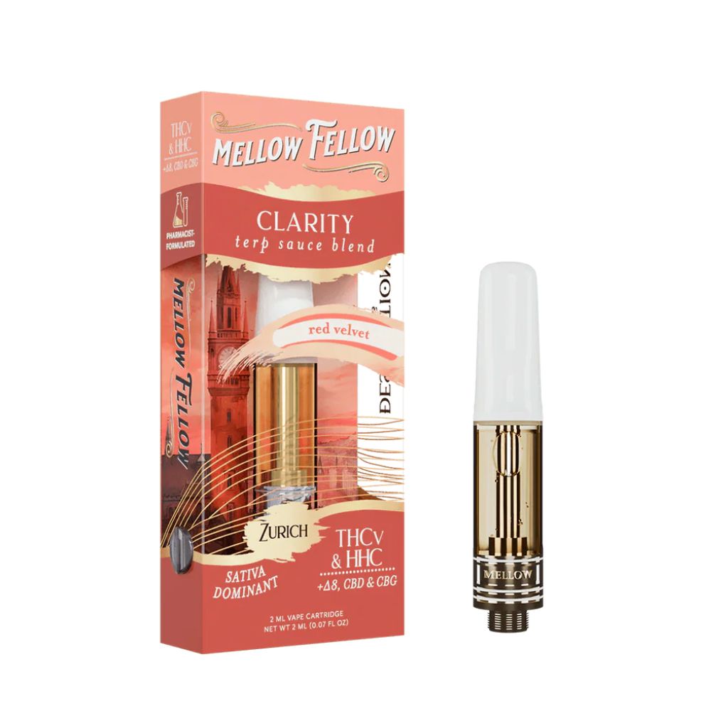 Mellow Fellow Terp Sauce Cartridge - 2 Grams red velvet