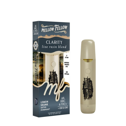 Mellow Fellow Live Resin Disposable - 1 Gram lemon skunk