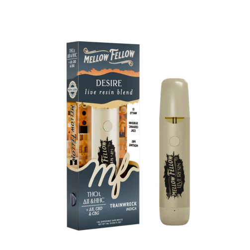 Mellow Fellow Live Resin Disposable - 1 Gram trainwreck