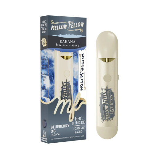 Mellow Fellow Live Resin Disposable - 2 Grams BLUEBERRY OG