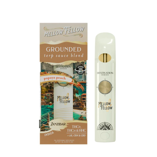 Mellow Fellow Terp Sauce Spinner Disposable - 1 Gram papaya peach
