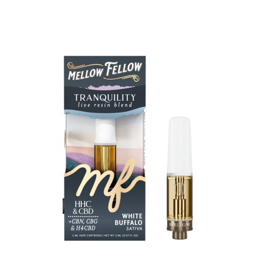 Mellow Fellow Live Resin Cart - 2 Grams white buffalo