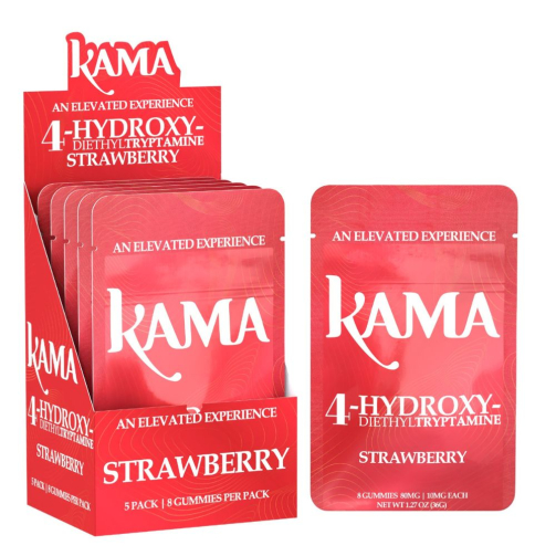 KAMA 4-Hydroxy Gummies 8ct - 80mg STRAWBERRY