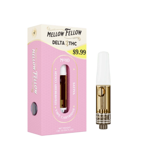 Mellow Fellow Classic Delta-8 Cartridge - 1 Gram strawberry cough