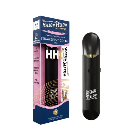 Mellow Fellow Premium HHC Disposable - 2 Grams strawberry cough
