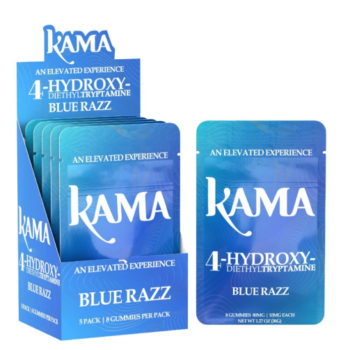 KAMA 4-Hydroxy Gummies 8ct - 80mg BLUE RAZZ