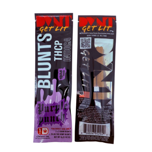 DVNT THC-P 4G Blunt PreRoll – 2x Blunts per Pack purple punch