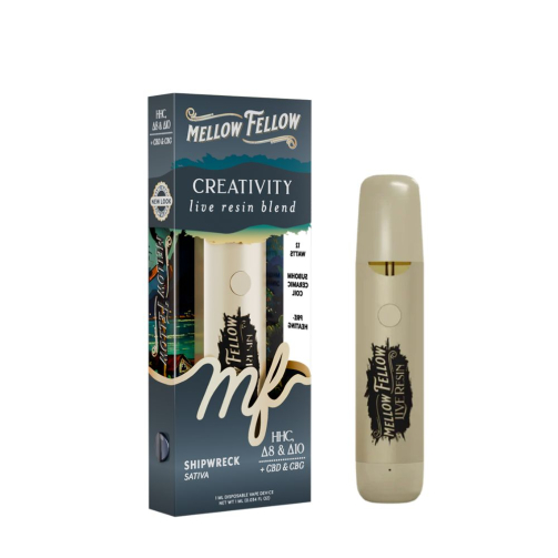 Mellow Fellow Live Resin Disposable - 1 Gram shipwreck