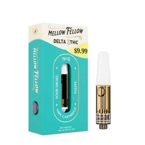 Mellow Fellow Classic Delta-8 Cartridge - 1 Gram sour diesel