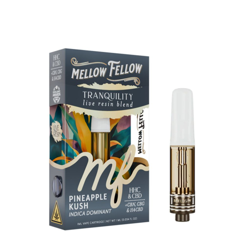 Mellow Fellow Live Resin Cart - 1 Gram pineapple kush