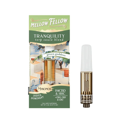 Mellow Fellow Terp Sauce Cartridge - 2 Grams green goddess