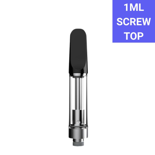 empty 1ml vape cart screw top