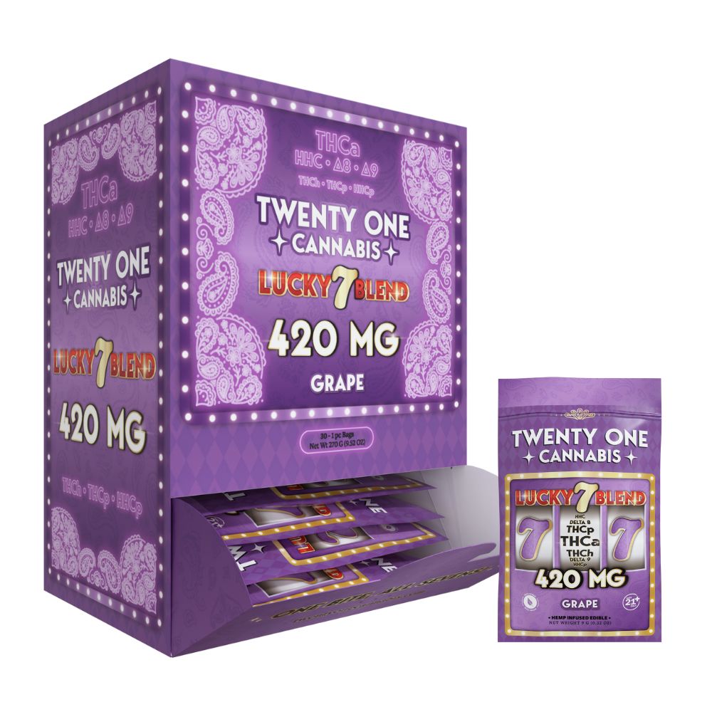 Twenty One Cannabis Lucky 7 Edibles 1pc - 420mg