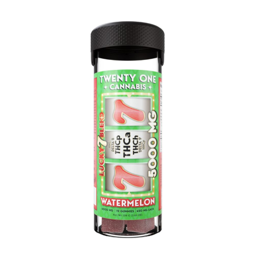 Twenty One Cannabis Lucky 7 Edibles 12pc - 5000mg