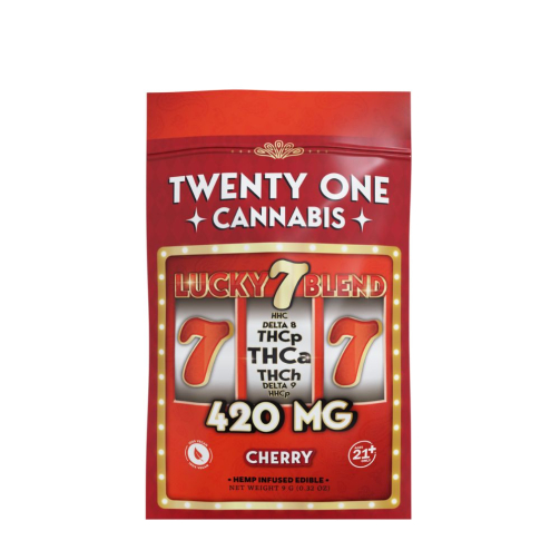 Twenty One Cannabis Lucky 7 Edibles 1pc - 420mg