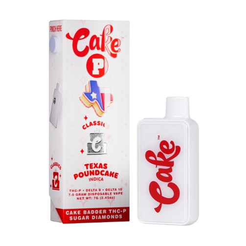 Cake Badder THC-P Sugar Diamonds Disposable - 7 Grams texas poundcake